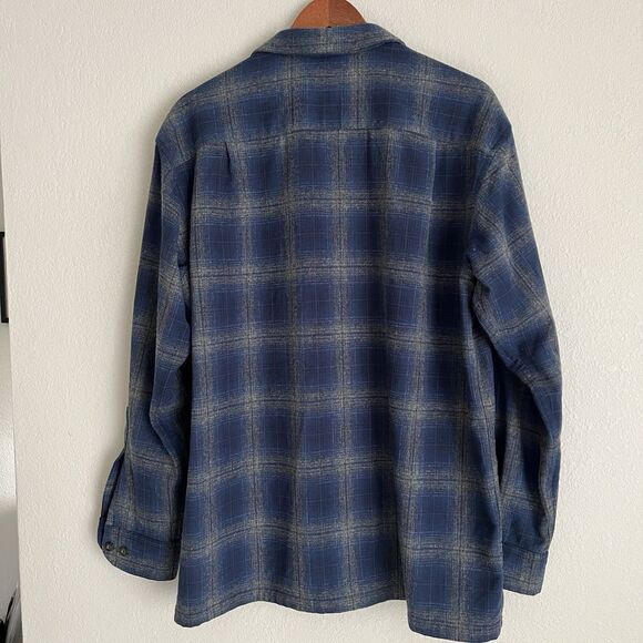 Pendleton Board Ombre Shirt In Blue Surf Size L - Picture 2 of 6
